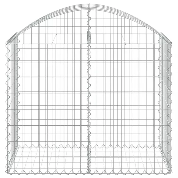 íves horganyzott vas gabion kosár 100x50x80/100 cm
