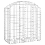 íves horganyzott vas gabion kosár 100x50x100/120 cm