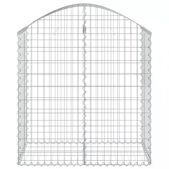 íves horganyzott vas gabion kosár 100x50x100/120 cm