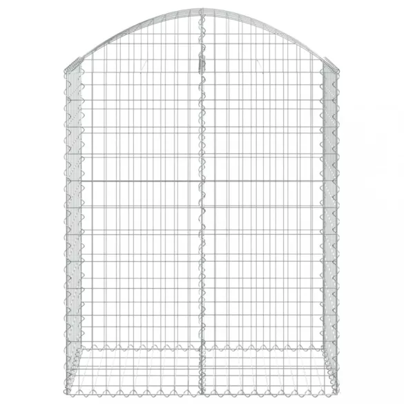 íves horganyzott vas gabion kosár 100x50x120/140 cm