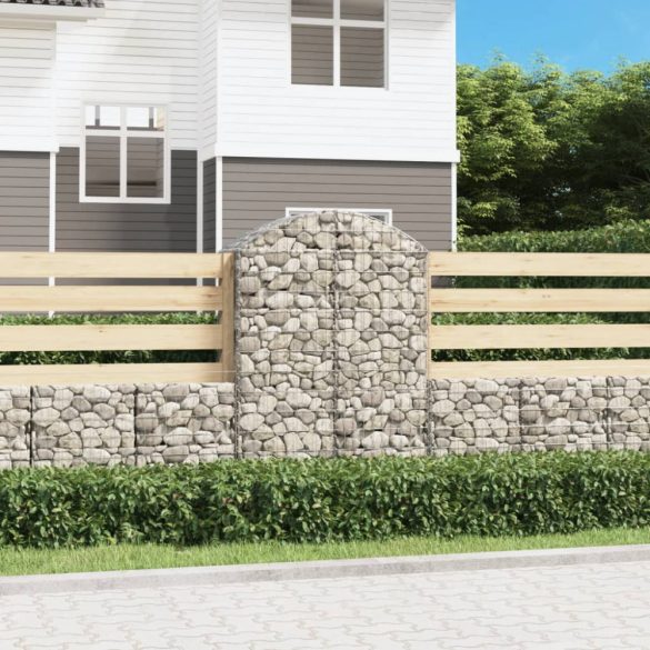 íves horganyzott vas gabion kosár 100x50x140/160 cm