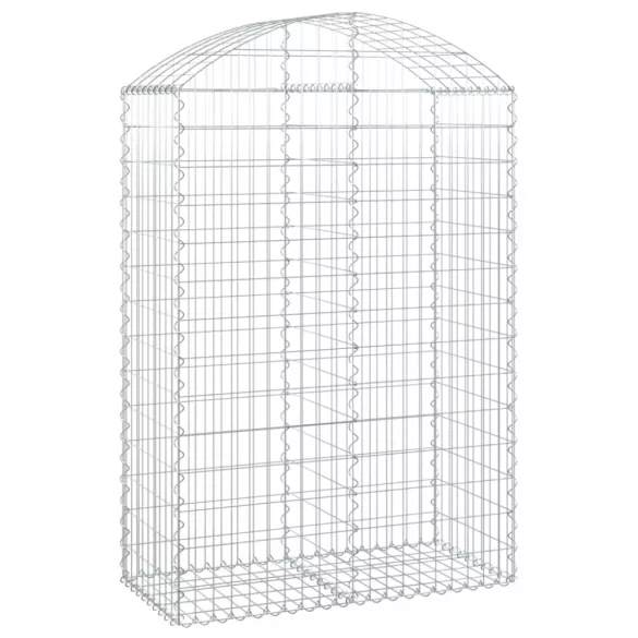íves horganyzott vas gabion kosár 100x50x140/160 cm