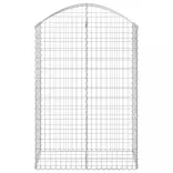 íves horganyzott vas gabion kosár 100x50x140/160 cm