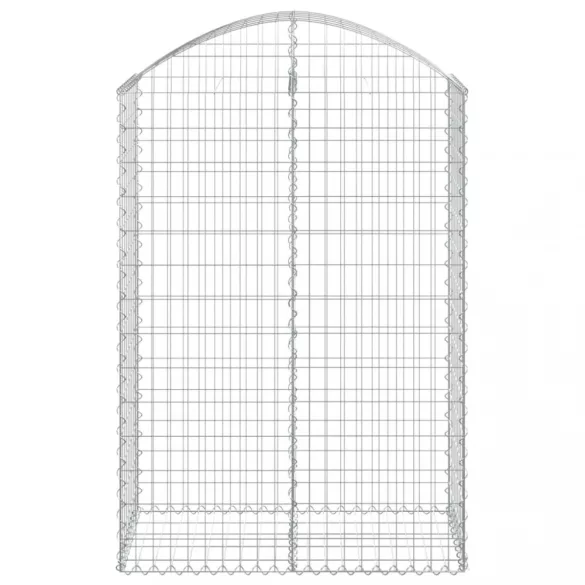 íves horganyzott vas gabion kosár 100x50x140/160 cm