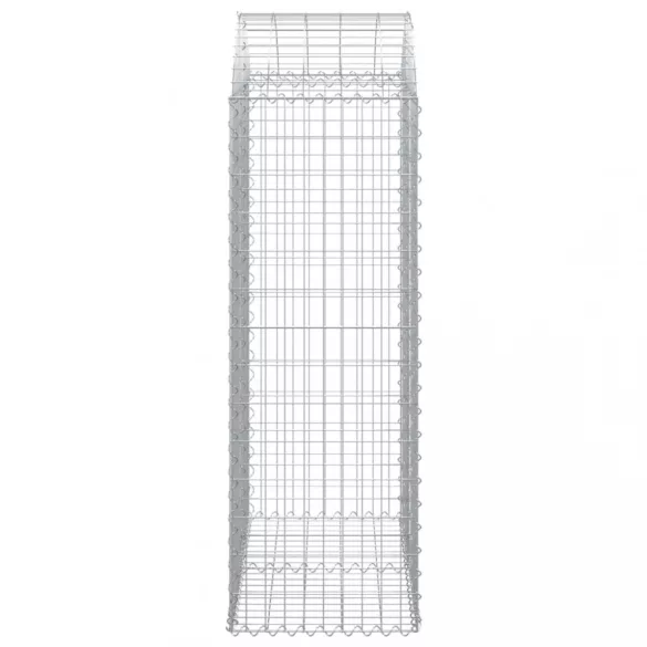íves horganyzott vas gabion kosár 100x50x140/160 cm