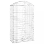 íves horganyzott vas gabion kosár 100x50x160/180 cm
