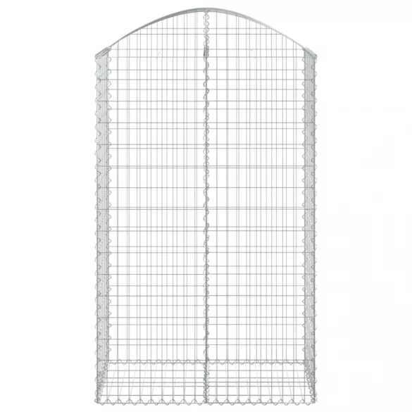 íves horganyzott vas gabion kosár 100x50x160/180 cm