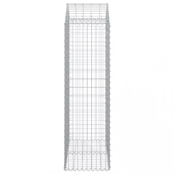 íves horganyzott vas gabion kosár 100x50x160/180 cm