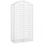 íves horganyzott vas gabion kosár 100x50x180/200 cm