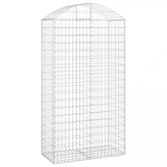 íves horganyzott vas gabion kosár 100x50x180/200 cm