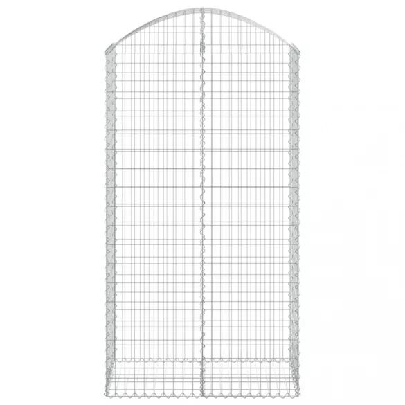 íves horganyzott vas gabion kosár 100x50x180/200 cm