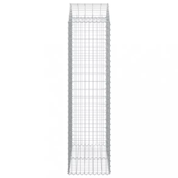 íves horganyzott vas gabion kosár 100x50x180/200 cm