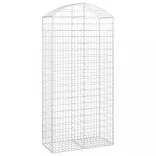 íves horganyzott vas gabion kosár 100x50x200/220 cm