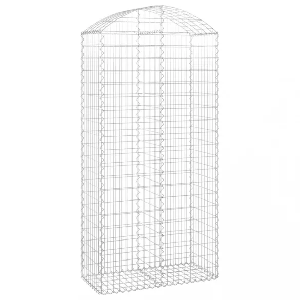 íves horganyzott vas gabion kosár 100x50x200/220 cm