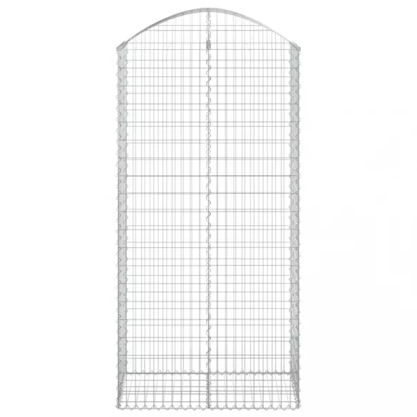 íves horganyzott vas gabion kosár 100x50x200/220 cm