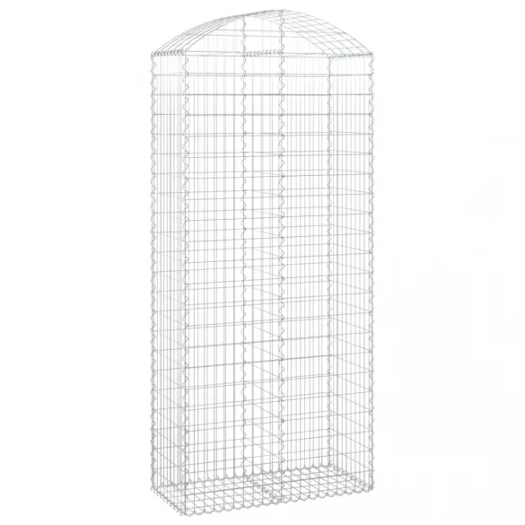 íves horganyzott vas gabion kosár 100x50x220/240 cm