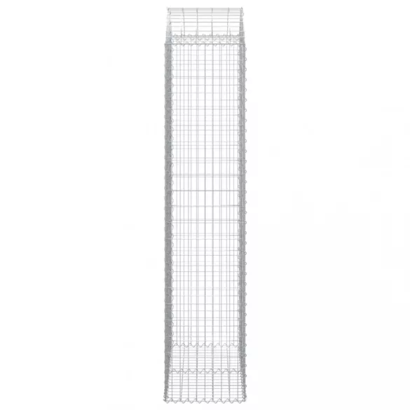 íves horganyzott vas gabion kosár 100x50x220/240 cm