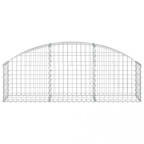 íves horganyzott vas gabion kosár 150x30x40/60 cm