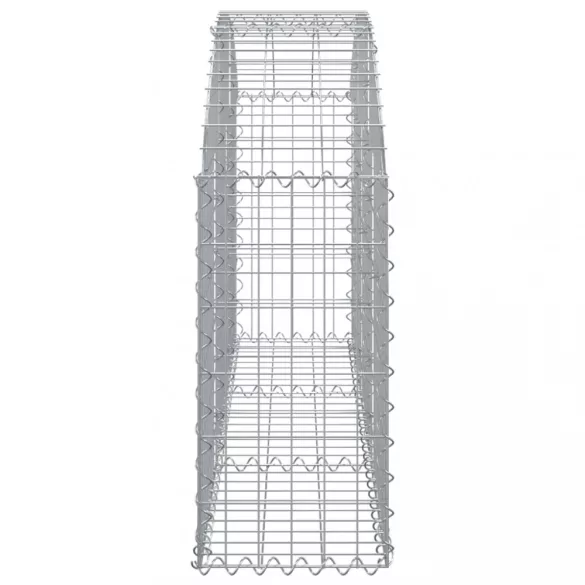 íves horganyzott vas gabion kosár 150x30x60/80 cm