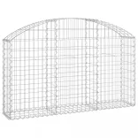 íves horganyzott vas gabion kosár 150x30x80/100 cm