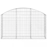 íves horganyzott vas gabion kosár 150x30x80/100 cm