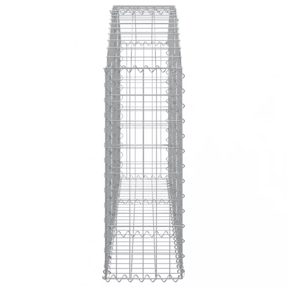 íves horganyzott vas gabion kosár 150x30x80/100 cm