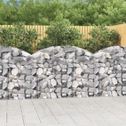 íves horganyzott vas gabion kosár 150x30x100/120 cm