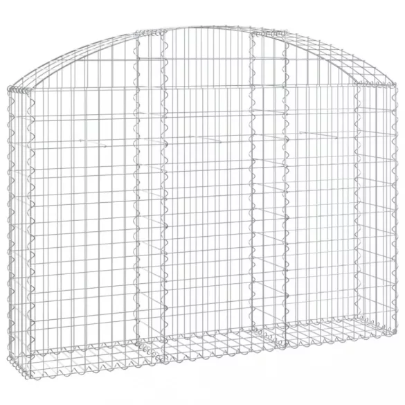 íves horganyzott vas gabion kosár 150x30x100/120 cm