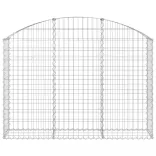 íves horganyzott vas gabion kosár 150x30x100/120 cm