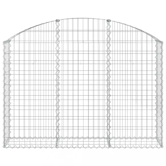 íves horganyzott vas gabion kosár 150x30x100/120 cm