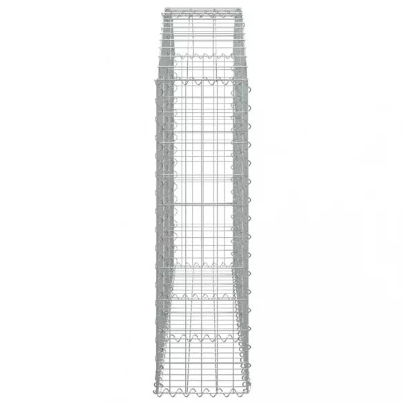íves horganyzott vas gabion kosár 150x30x100/120 cm