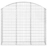 íves horganyzott vas gabion kosár 150x30x120/140 cm