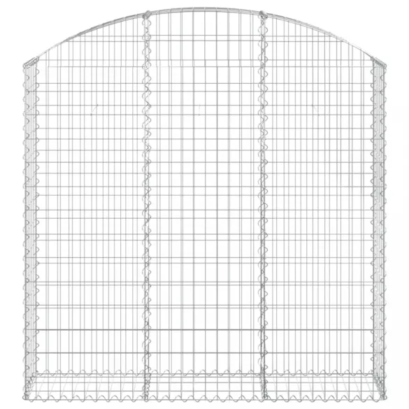 íves horganyzott vas gabion kosár 150x30x140/160 cm
