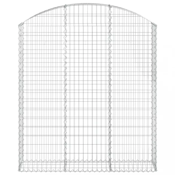 íves horganyzott vas gabion kosár 150x30x160/180 cm