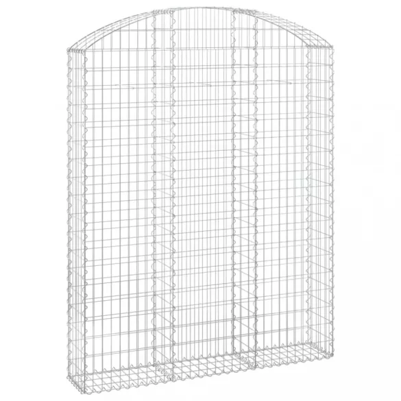 íves horganyzott vas gabion kosár 150x30x180/200 cm