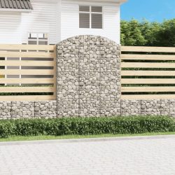 íves horganyzott vas gabion kosár 150x30x200/220 cm