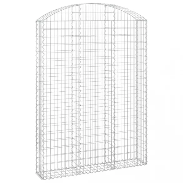 íves horganyzott vas gabion kosár 150x30x200/220 cm