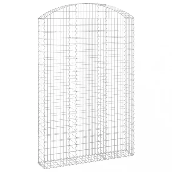 íves horganyzott vas gabion kosár 150x30x220/240 cm