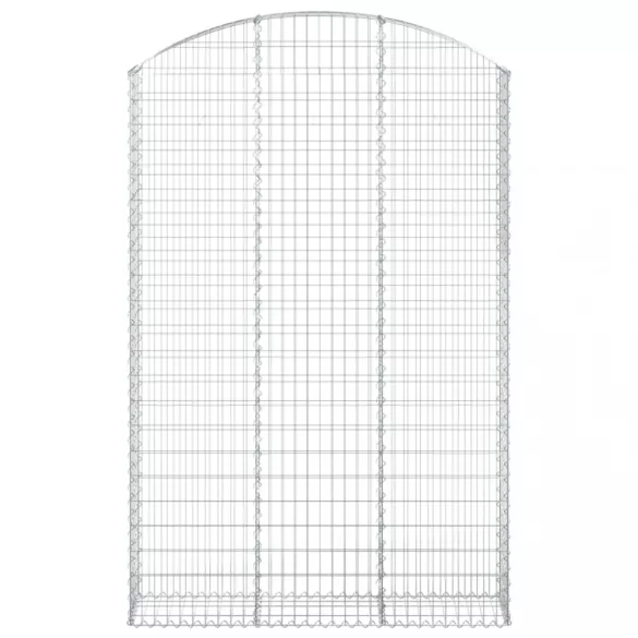íves horganyzott vas gabion kosár 150x30x220/240 cm