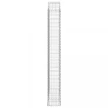 íves horganyzott vas gabion kosár 150x30x220/240 cm
