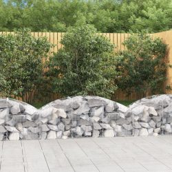 íves horganyzott vas gabion kosár 150x50x40/60 cm