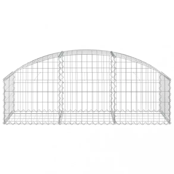 íves horganyzott vas gabion kosár 150x50x40/60 cm