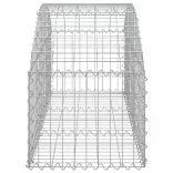 íves horganyzott vas gabion kosár 150x50x40/60 cm