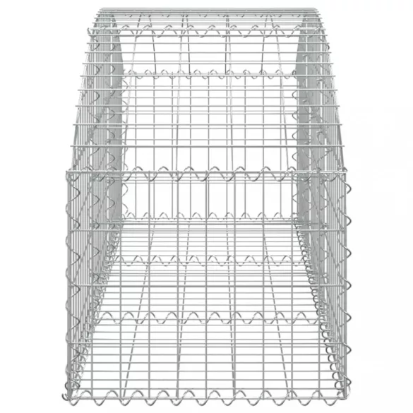 íves horganyzott vas gabion kosár 150x50x40/60 cm