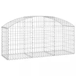 íves horganyzott vas gabion kosár 150x50x60/80 cm