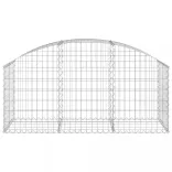 íves horganyzott vas gabion kosár 150x50x60/80 cm