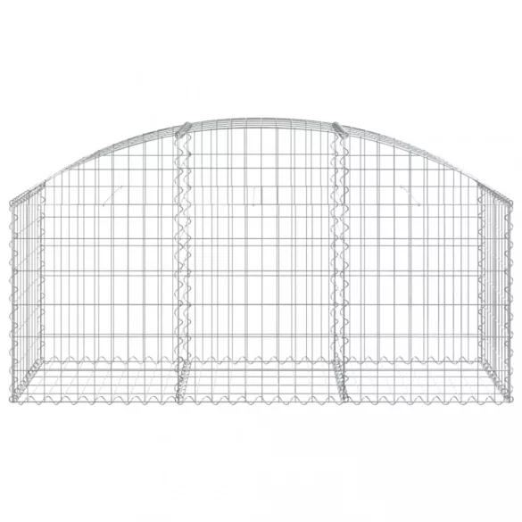 íves horganyzott vas gabion kosár 150x50x60/80 cm