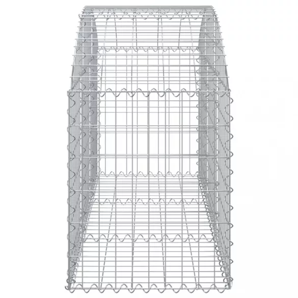 íves horganyzott vas gabion kosár 150x50x60/80 cm