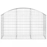 íves horganyzott vas gabion kosár 150x50x80/100 cm