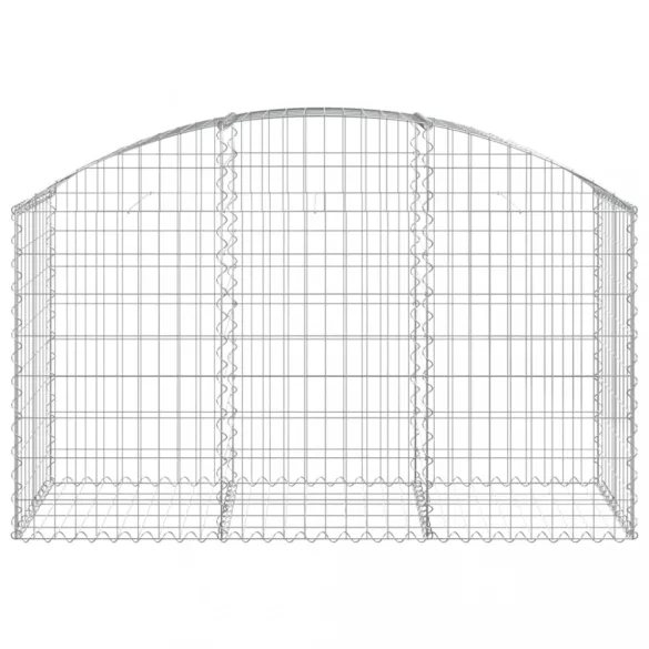íves horganyzott vas gabion kosár 150x50x80/100 cm